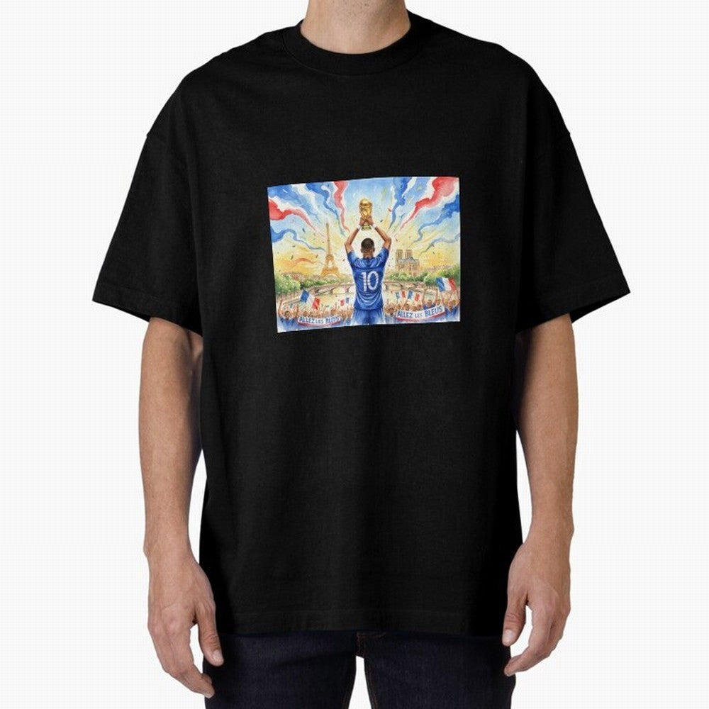 Spectacular Celebration in Paris France Soccer Vibes 2026 Classic T-Shirt Feel the Trophy Chase of FIFA World Cup 2026 USA Canada Mexico for Fans of Messi and Cristiano Ronaldo and Spain, Bringing Soccer Culture, Superstar Moments, National Team
