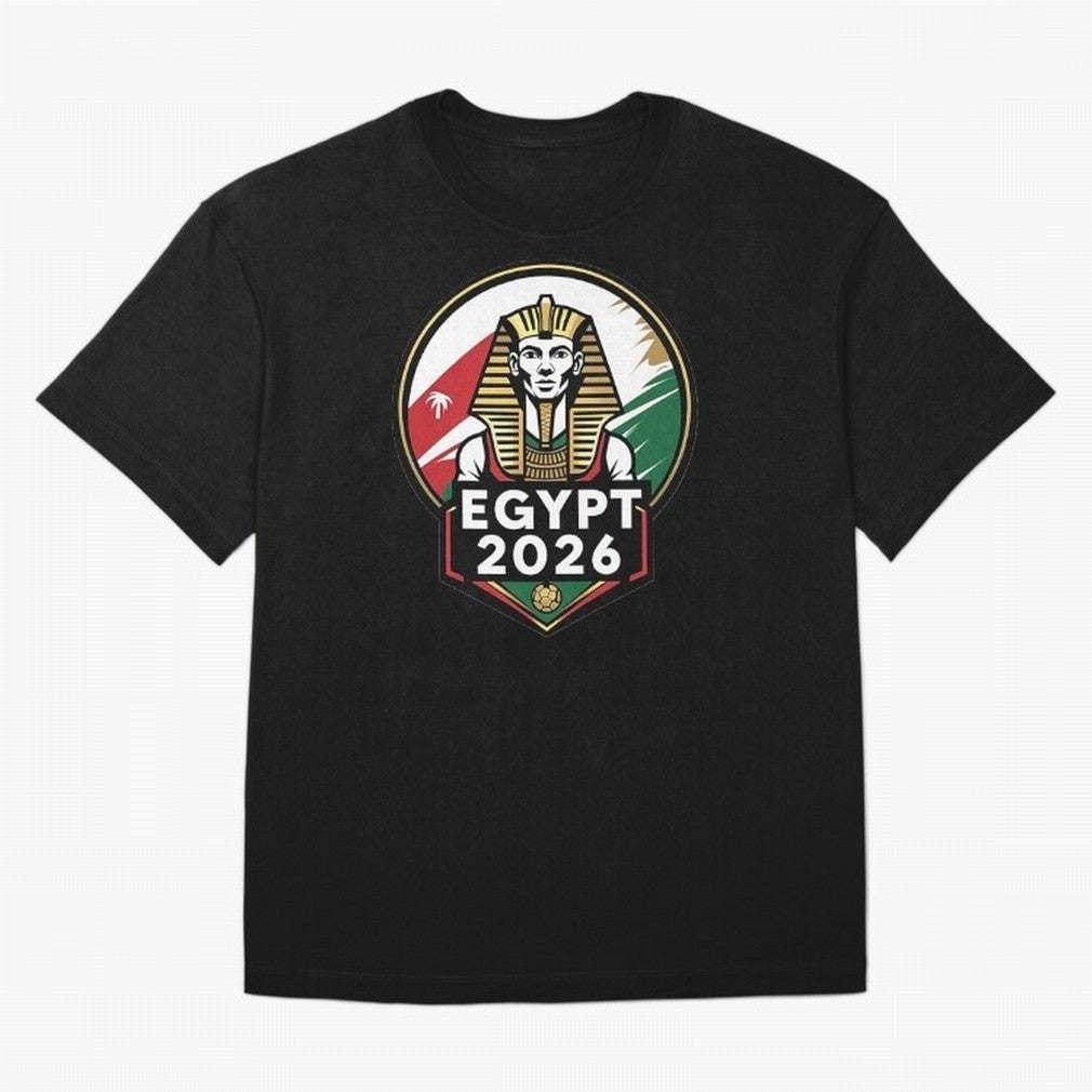 Egypt 2026 Sports Classic T-Shirt Build Global Football Passion for FIFA World Cup 2026 USA Canada Mexico, with Haaland and Mbappe, Argentina and Brazil, Game Day Rituals, Football Legends, Country Pride and the Road to the Final; Perfect for Fans,