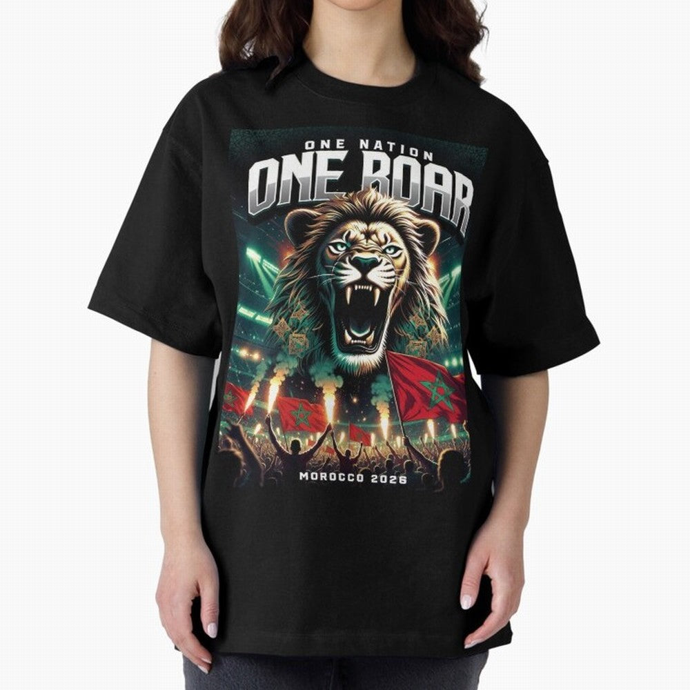Morocco Football Team - One Nation, One Roar Classic T-Shirt Celebrate Global Passion for FIFA World Cup 2026 Group Stage Built around Haaland and Mbappe, Spain Energy, Stadium Chants, National Pride, Trophy Dreams and Unforgettable Football