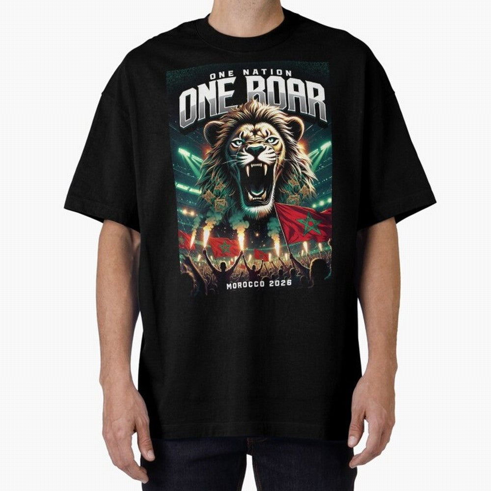 Morocco Football Team - One Nation, One Roar Classic T-Shirt Celebrate Global Passion for FIFA World Cup 2026 Group Stage Built around Haaland and Mbappe, Spain Energy, Stadium Chants, National Pride, Trophy Dreams and Unforgettable Football