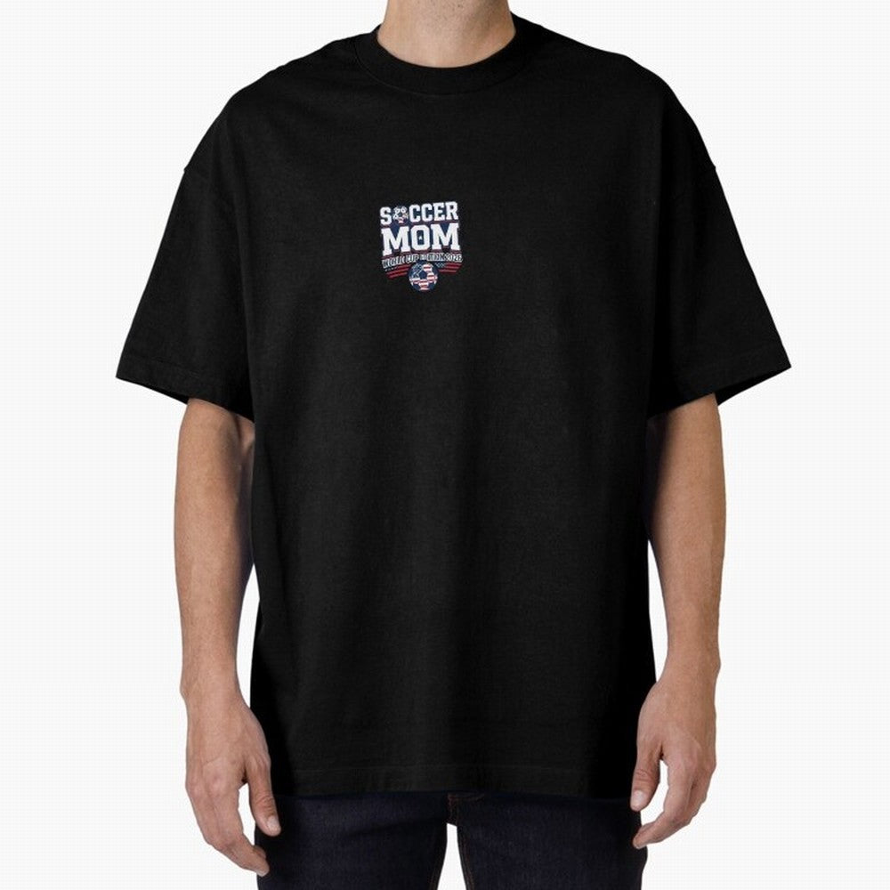 Soccer Mom World Cup Bold Text | 2026 Football Mom Classic T-Shirt Experience the Global Stage of FIFA World Cup 2026 Spirit, Connected to Argentina, Messi, Neymar and Mbappe, Goal Celebration Energy, Supporter Heritage, Football Icons and