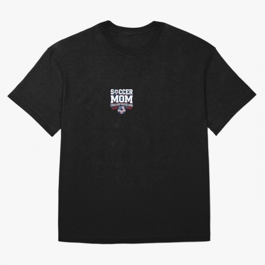 Soccer Mom World Cup Bold Text | 2026 Football Mom Classic T-Shirt Experience the Global Stage of FIFA World Cup 2026 Spirit, Connected to Argentina, Messi, Neymar and Mbappe, Goal Celebration Energy, Supporter Heritage, Football Icons and