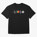 Portugal Football Heartbeat | Sele??o Das Quinas Soccer Fan Classic T-Shirt Experience FIFA World Cup 2026 for Fans of Messi and Spain, Bringing Football History, Final Match Energy, Crowd Noise and Once in a Lifetime Moments; Perfect for Fans,