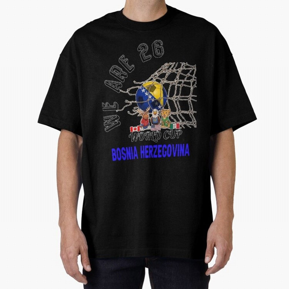 World cup 26 - Bosnia and Herzegovina Classic T-Shirt Unlock the FIFA World Cup 2026 Group Stage Journey through Mbappe Highlights, Argentina and Brazil Pride, Retro Football Energy, Iconic Rivalries, Trophy Chase Drama and Stadium Atmosphere;