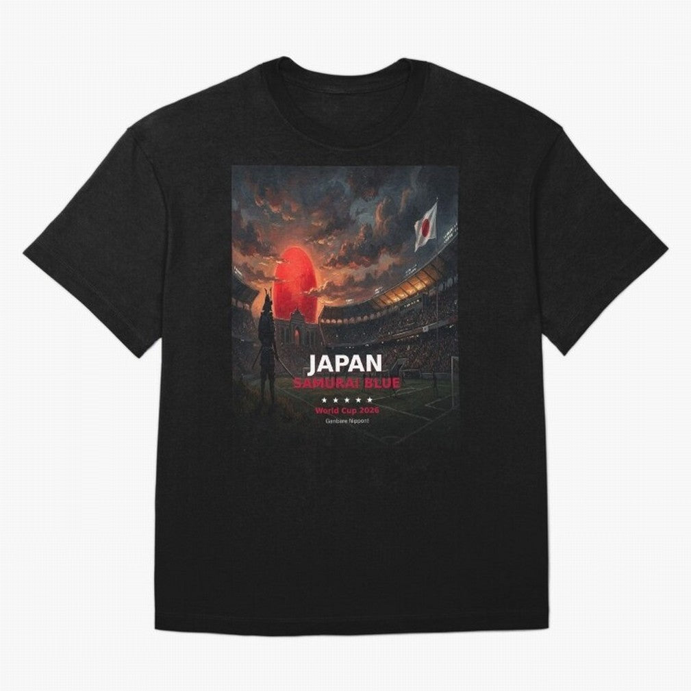 Japan Samurai Blue - World Cup 2026 Soccer Fan Tee Classic T-Shirt Feel the Heartbeat of FIFA World Cup 2026 Group Stage for Fans of Neymar and Spain and Netherlands, Bringing Stadium Chants, National Pride, Trophy Dreams and Unforgettable Football