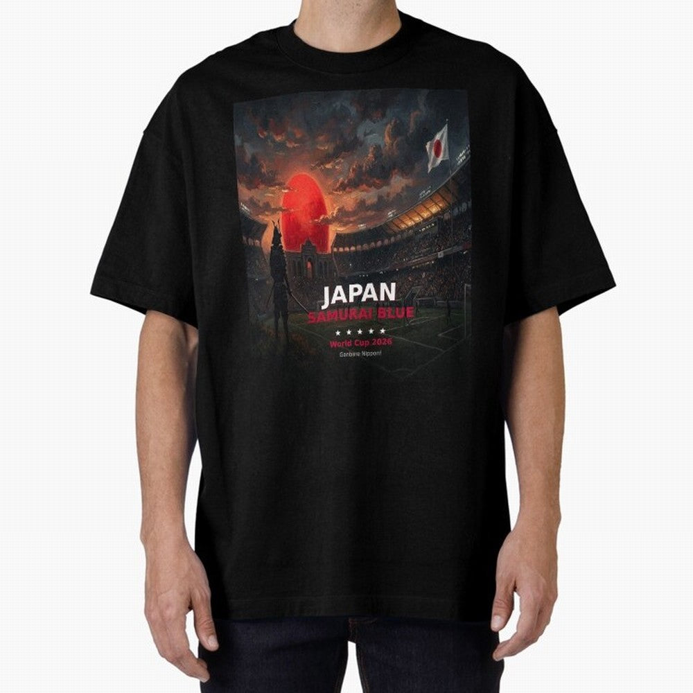 Japan Samurai Blue - World Cup 2026 Soccer Fan Tee Classic T-Shirt Feel the Heartbeat of FIFA World Cup 2026 Group Stage for Fans of Neymar and Spain and Netherlands, Bringing Stadium Chants, National Pride, Trophy Dreams and Unforgettable Football