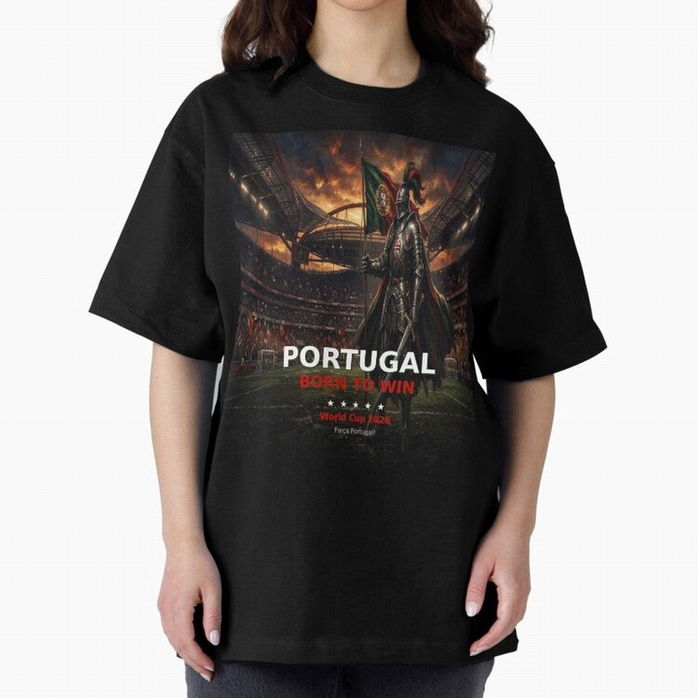 Portugal Born to Win - World Cup 2026 Soccer Fan Tee Classic T-Shirt Live the Energy of Global Football Passion for FIFA World Cup 2026 USA Canada Mexico, Centered on Messi, Spain, Stadium Chants, National Pride, Trophy Dreams and Unforgettable