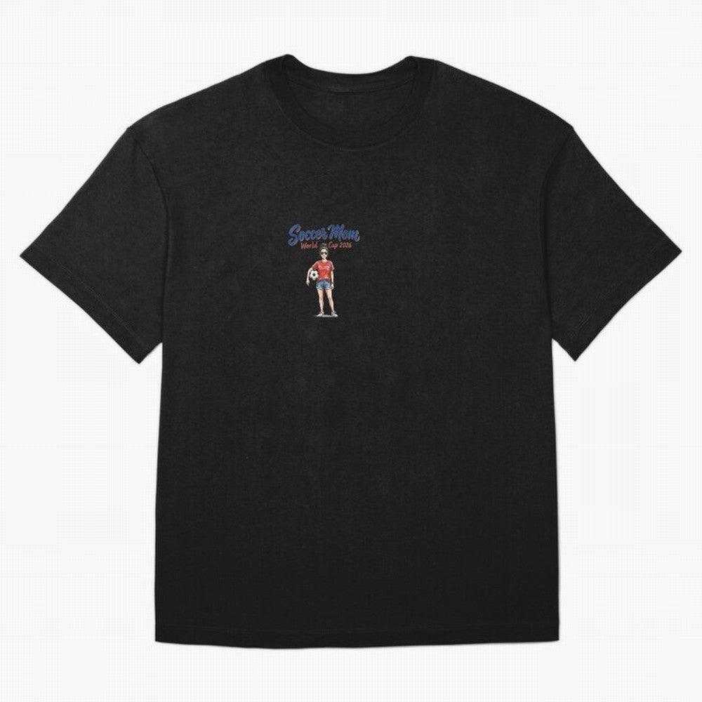 Soccer Mom World Cup 2026 | Football Mom Illustration Classic T-Shirt Celebrate Rivalries and Pride in FIFA World Cup 2026 Group Stage for Fans of Haaland and Mbappe and Spain and Netherlands, Bringing Goal Celebration Energy, Supporter Heritage,