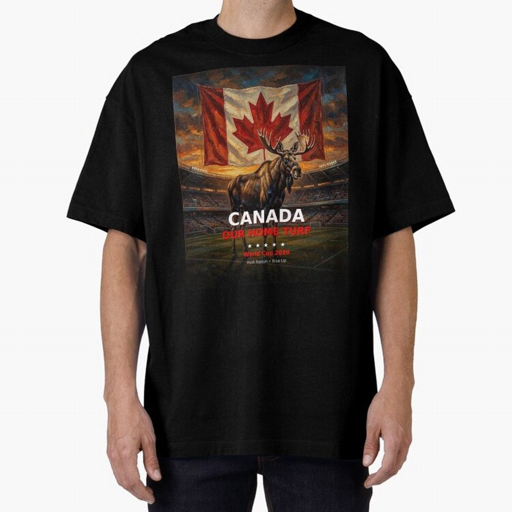 Canada Our Home Turf - World Cup 2026 Soccer Fan Tee Classic T-Shirt Step into FIFA World Cup 2026 Spirit, Built around Argentina, France and Brazil, Messi, CR7 and Mbappe, Match Day Excitement, Supporter Culture, Golden Goals and Global Football