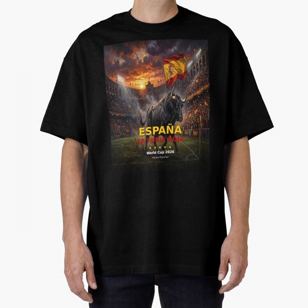 Espa?a La Furia Roja - World Cup 2026 Soccer Fan Tee Classic T-Shirt Celebrate Classic Football Spirit in FIFA World Cup 2026 for Fans of Neymar and Spain, Bringing Tournament Hype, Historic Matchups, Family Viewing Parties and Global Sports Pride;