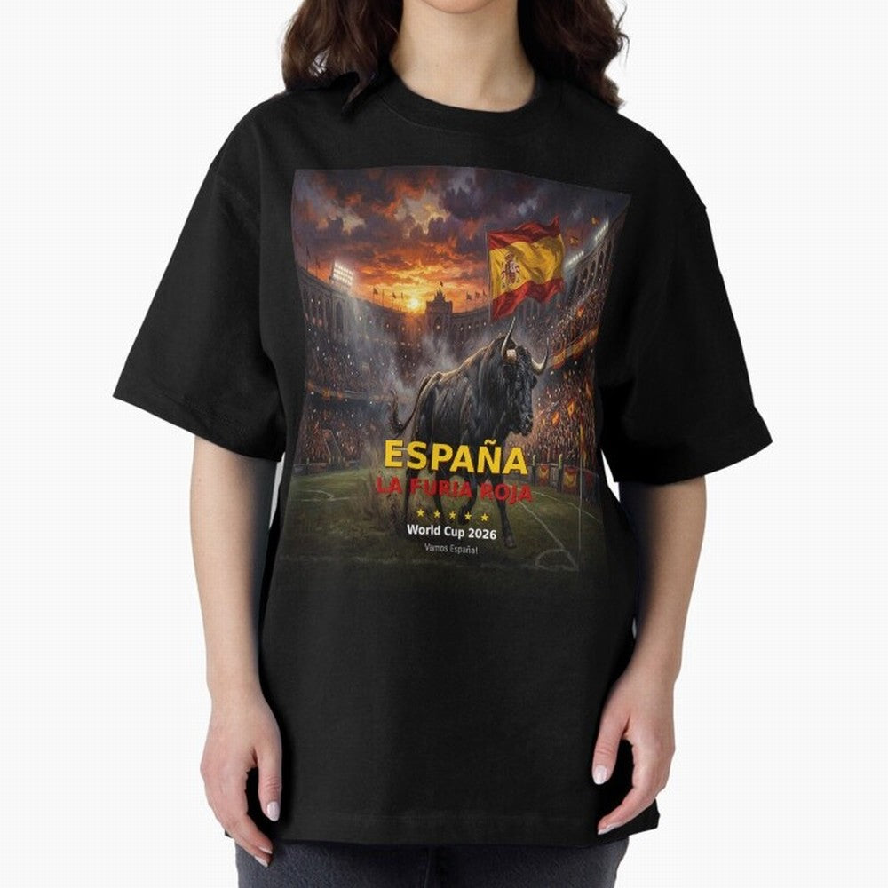 Espa?a La Furia Roja - World Cup 2026 Soccer Fan Tee Classic T-Shirt Celebrate Classic Football Spirit in FIFA World Cup 2026 for Fans of Neymar and Spain, Bringing Tournament Hype, Historic Matchups, Family Viewing Parties and Global Sports Pride;