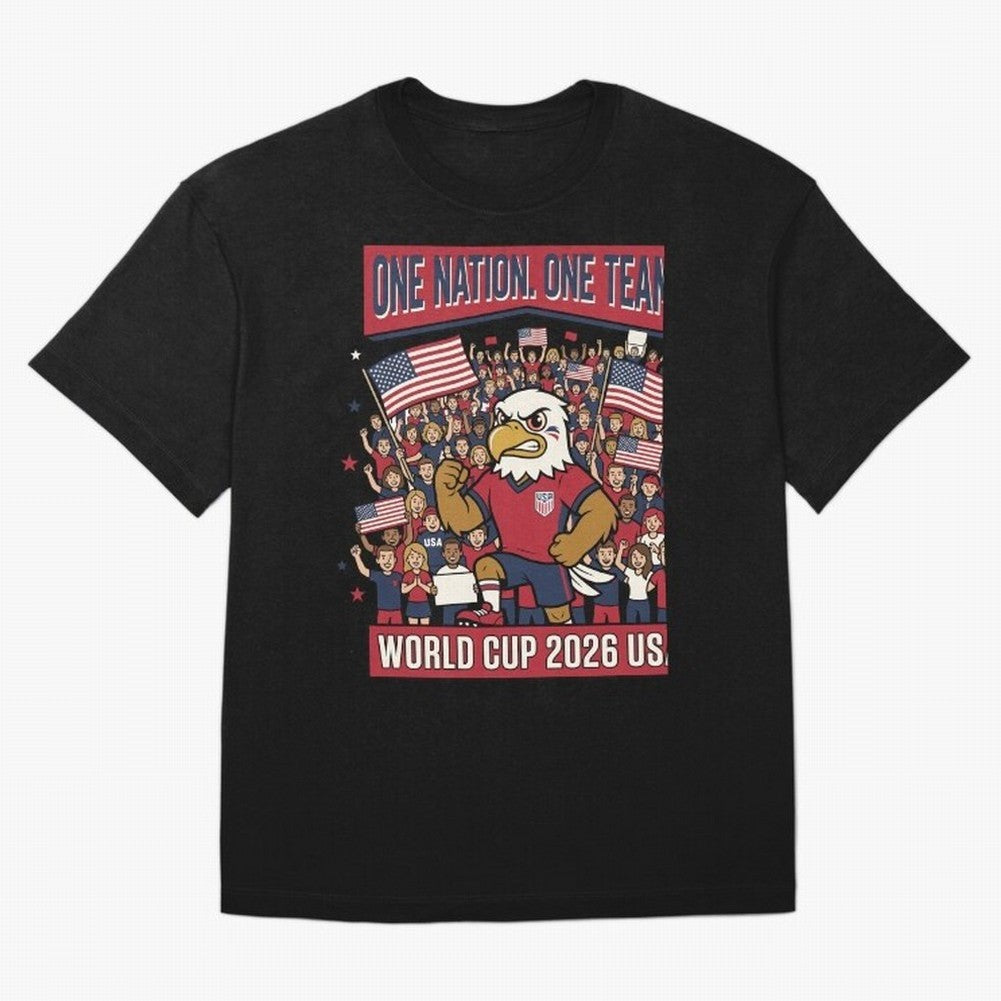 One Nation One Team ¡ª World Cup 2026 USA Classic T-Shirt Show Championship Spirit for FIFA World Cup 2026 Group Stage with Mbappe, France and Portugal Energy, Football Passion, Legendary Performances, Festival Vibes and Supporter Community; Great