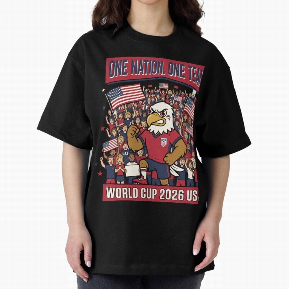 One Nation One Team ¡ª World Cup 2026 USA Classic T-Shirt Show Championship Spirit for FIFA World Cup 2026 Group Stage with Mbappe, France and Portugal Energy, Football Passion, Legendary Performances, Festival Vibes and Supporter Community; Great