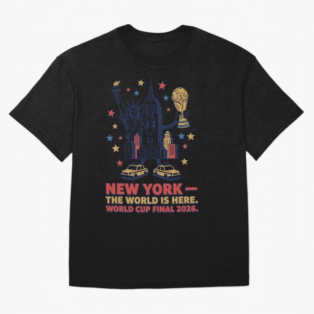 New York World Cup Final ¡ª Liberty Scores V2 Classic T-Shirt Fuel Your Fan Pride for FIFA World Cup 2026 Group Stage for Fans of Haaland and Portugal, Spain and Germany, Bringing Championship Spirit, Famous Goals, Roaring Crowds and International