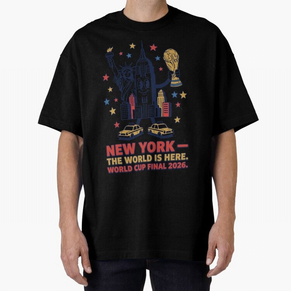 New York World Cup Final ¡ª Liberty Scores V2 Classic T-Shirt Fuel Your Fan Pride for FIFA World Cup 2026 Group Stage for Fans of Haaland and Portugal, Spain and Germany, Bringing Championship Spirit, Famous Goals, Roaring Crowds and International