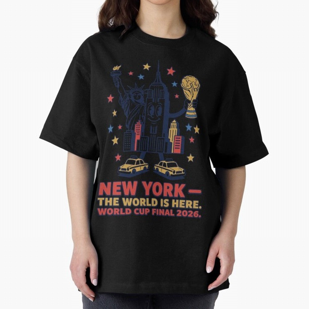 New York World Cup Final ¡ª Liberty Scores V2 Classic T-Shirt Fuel Your Fan Pride for FIFA World Cup 2026 Group Stage for Fans of Haaland and Portugal, Spain and Germany, Bringing Championship Spirit, Famous Goals, Roaring Crowds and International