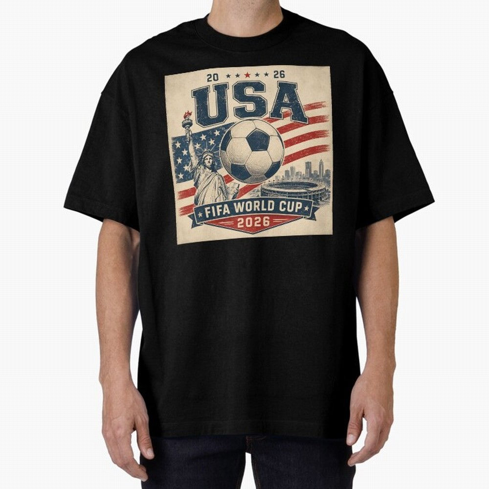 USA WORLD CUP 2026 Classic T-Shirt Step into the FIFA World Cup 2026 Journey through Mbappe Highlights, England and Germany Pride, Football Passion, Legendary Performances, Festival Vibes and Supporter Community; Ideal for Football Dads, Football