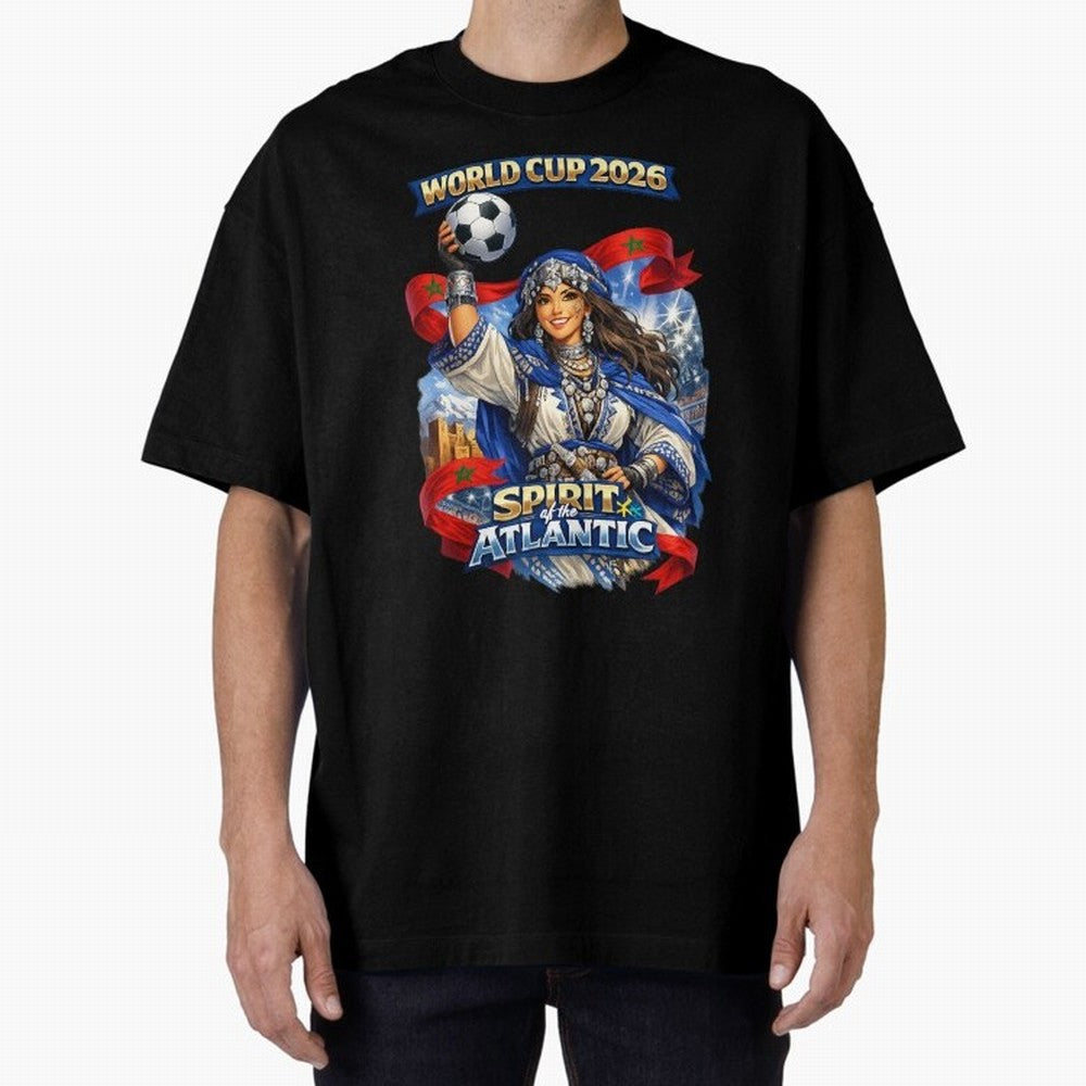Moroccan World Cup 2026 Spirit Classic T-Shirt Follow the Final Road of FIFA World Cup 2026 with CR7, Argentina, France and Brazil Energy, Classic Soccer Heritage, Championship Pressure, Fan Loyalty and International Pride; Great for Watch Parties,