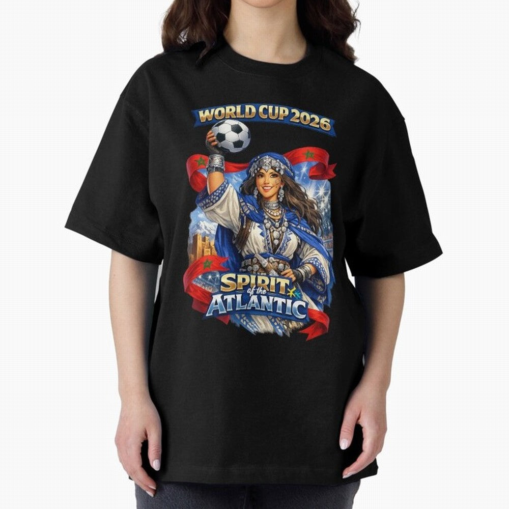 Moroccan World Cup 2026 Spirit Classic T-Shirt Follow the Final Road of FIFA World Cup 2026 with CR7, Argentina, France and Brazil Energy, Classic Soccer Heritage, Championship Pressure, Fan Loyalty and International Pride; Great for Watch Parties,