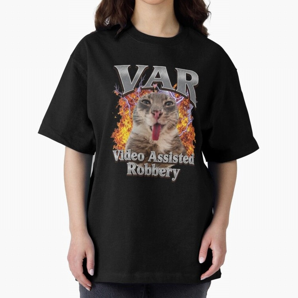 VAR Video Assisted Robbery Funny World Cup 2026 Meme Soccer Fan Football Humor Classic T-Shirt Carry FIFA World Cup 2026 USA Canada Mexico for Fans of Messi and England, Bringing Sports Nostalgia, International Competition, Famous Players and