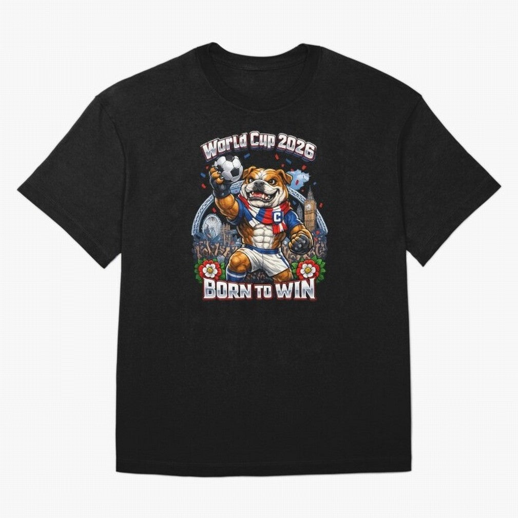 England Bulldog World Cup 2026 Fan Art Classic T-Shirt Celebrate Rivalries and Pride in FIFA World Cup 2026 USA Canada Mexico Spirit, Featuring Brazil, CR7, Fan Favorite Moments, National Team Passion, Big Match Drama and Soccer History; Great for