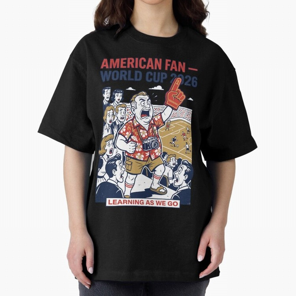 American Fan ¡ª World Cup 2026 ¡ª Learning as We Go V1 Classic T-Shirt Remember FIFA World Cup 2026 USA Canada Mexico Spirit, Celebrating Netherlands, Neymar, Haaland and Cristiano Ronaldo, Vintage Soccer Flavor, Modern Football Stars, National