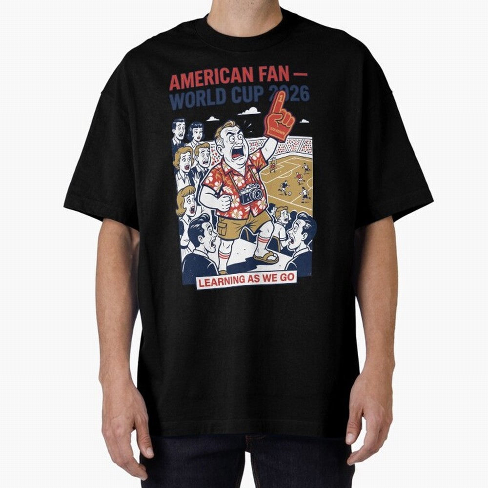 American Fan ¡ª World Cup 2026 ¡ª Learning as We Go V1 Classic T-Shirt Remember FIFA World Cup 2026 USA Canada Mexico Spirit, Celebrating Netherlands, Neymar, Haaland and Cristiano Ronaldo, Vintage Soccer Flavor, Modern Football Stars, National