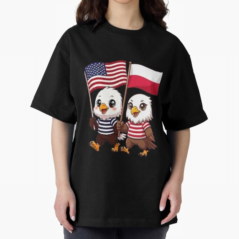The American eagle and its friend, the Polish eagle Classic T-Shirt Support Your Favorite Stars during FIFA World Cup 2026 Highlighting Cristiano Ronaldo, England, France and Netherlands Energy, Football Passion, Legendary Performances, Festival