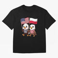 The American eagle and its friend, the Polish eagle Classic T-Shirt Support Your Favorite Stars during FIFA World Cup 2026 Highlighting Cristiano Ronaldo, England, France and Netherlands Energy, Football Passion, Legendary Performances, Festival