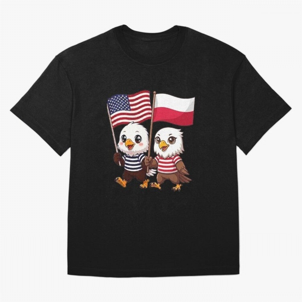The American eagle and its friend, the Polish eagle Classic T-Shirt Support Your Favorite Stars during FIFA World Cup 2026 Highlighting Cristiano Ronaldo, England, France and Netherlands Energy, Football Passion, Legendary Performances, Festival