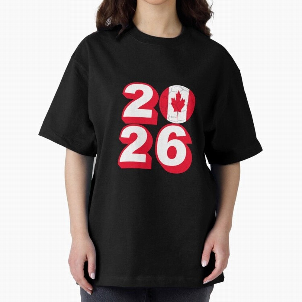 Canada 2026 Soccer Ball Graphic Design Classic T-Shirt Join FIFA World Cup 2026 USA Canada Mexico for Fans of CR7 and Argentina, France and Brazil, Bringing Stadium Memories, Football Loyalty, International Chants and Championship Tradition;