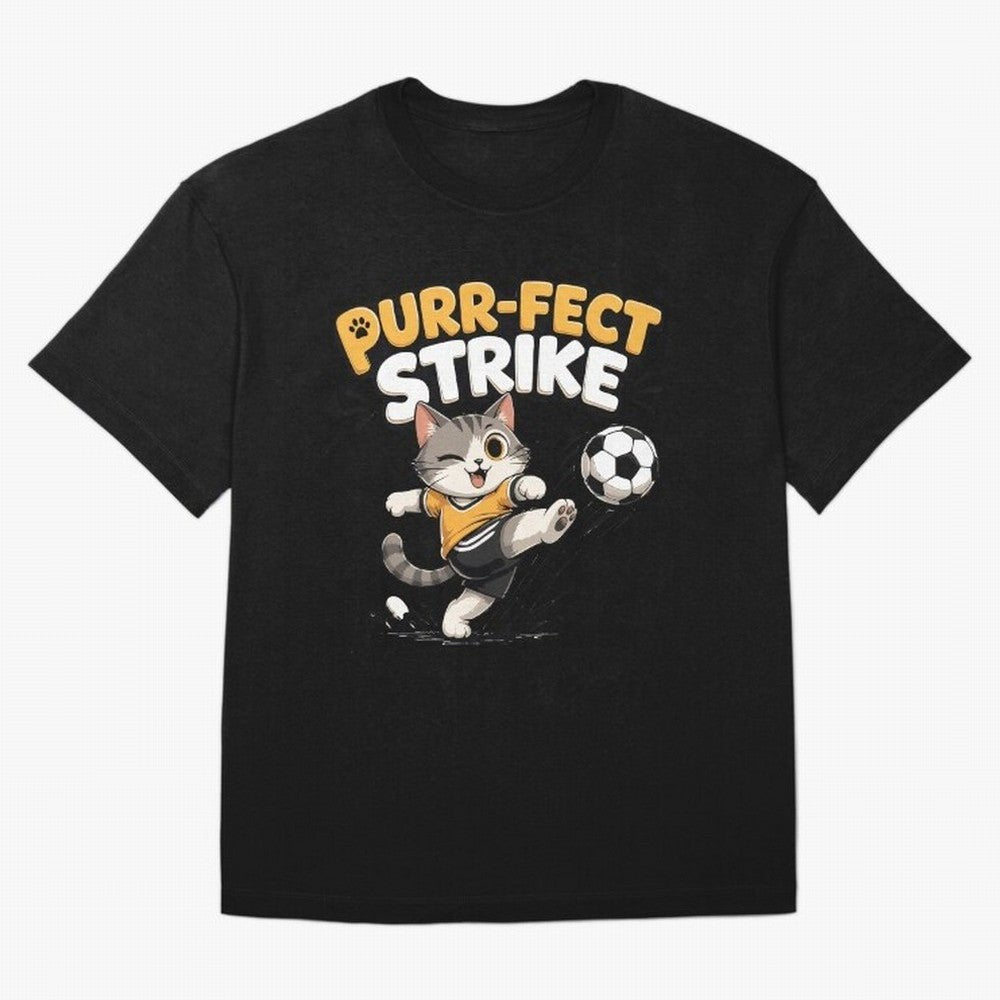 Copy of Purr-fect Strike Classic T-Shirt Bring Home Global Football Passion for FIFA World Cup 2026 USA Canada Mexico, Capturing Messi and Cristiano Ronaldo, Argentina and Brazil, Global Supporter Spirit, Legendary Goals, National Colors and