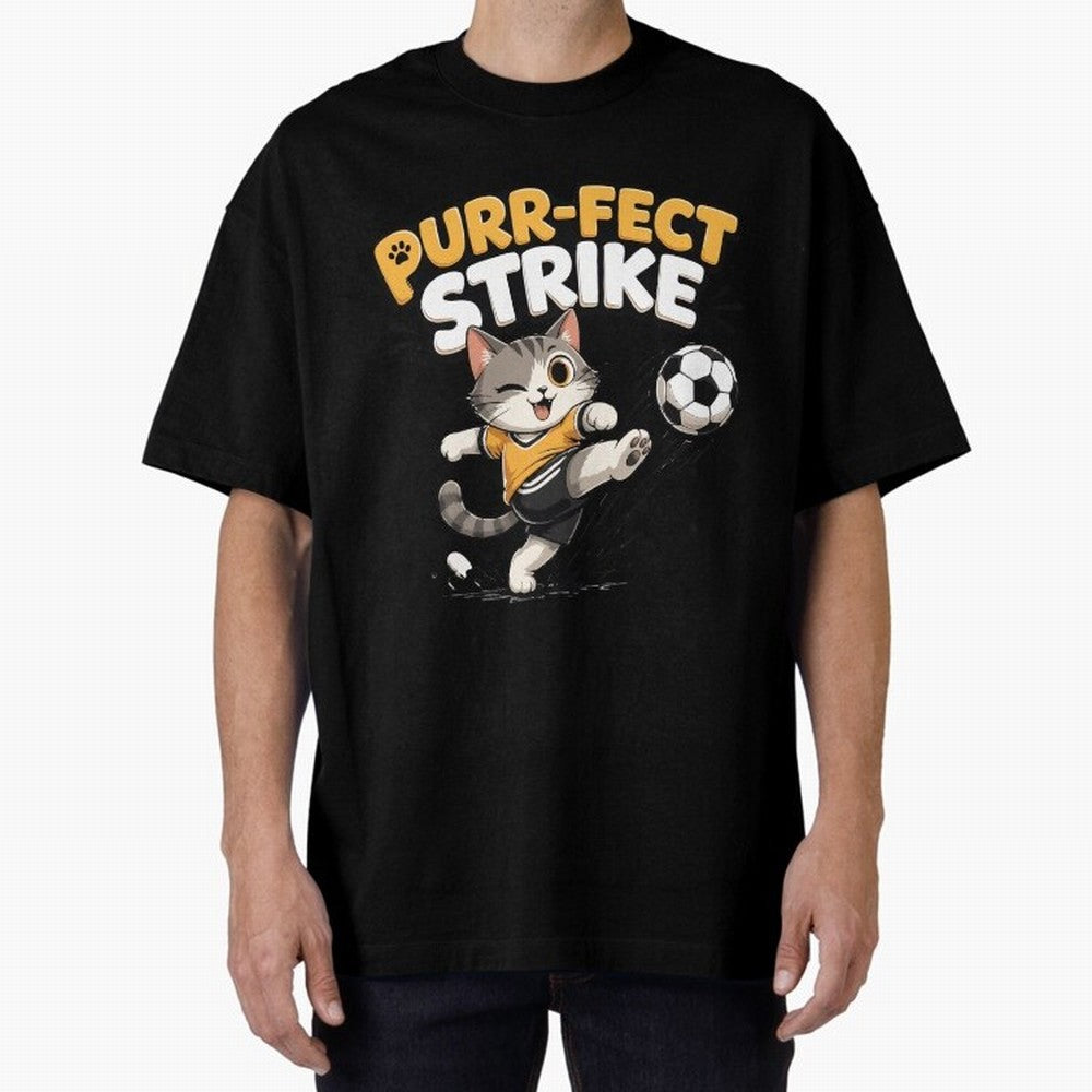 Copy of Purr-fect Strike Classic T-Shirt Bring Home Global Football Passion for FIFA World Cup 2026 USA Canada Mexico, Capturing Messi and Cristiano Ronaldo, Argentina and Brazil, Global Supporter Spirit, Legendary Goals, National Colors and