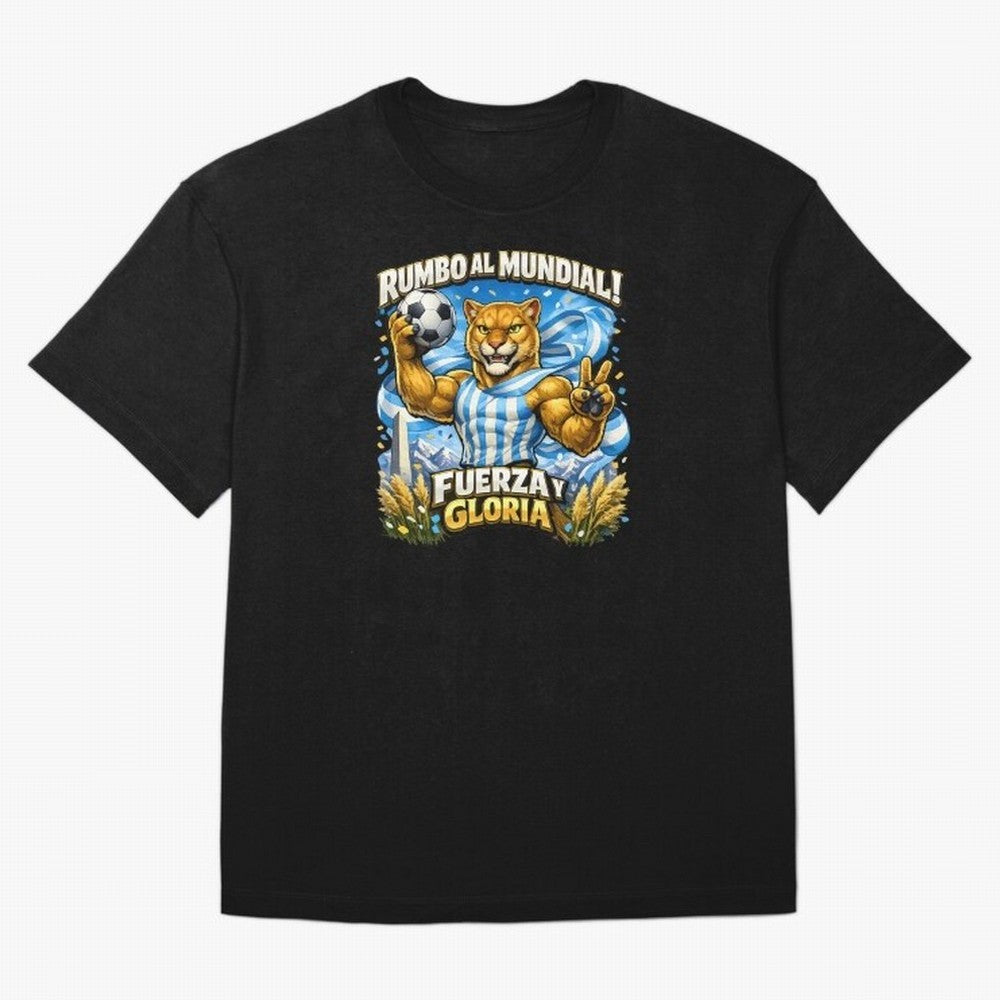 Argentina Puma World Cup Fan Art Classic T-Shirt Follow the Final Road of the FIFA World Cup 2026 Journey through Messi, Neymar and Mbappe Highlights, England and Germany Pride, Champion Mindset, Group Stage Buzz, Knockout Tension and Passionate