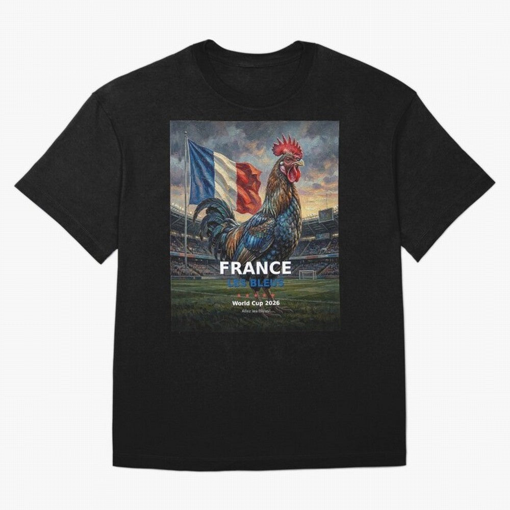 France Les Bleus - World Cup 2026 Soccer Fan Tee Classic T-Shirt Celebrate the Stars of Match Day Hype around FIFA World Cup 2026 USA Canada Mexico, Neymar, Haaland and Cristiano Ronaldo, Brazil, Portugal and Argentina, Championship Spirit, Famous