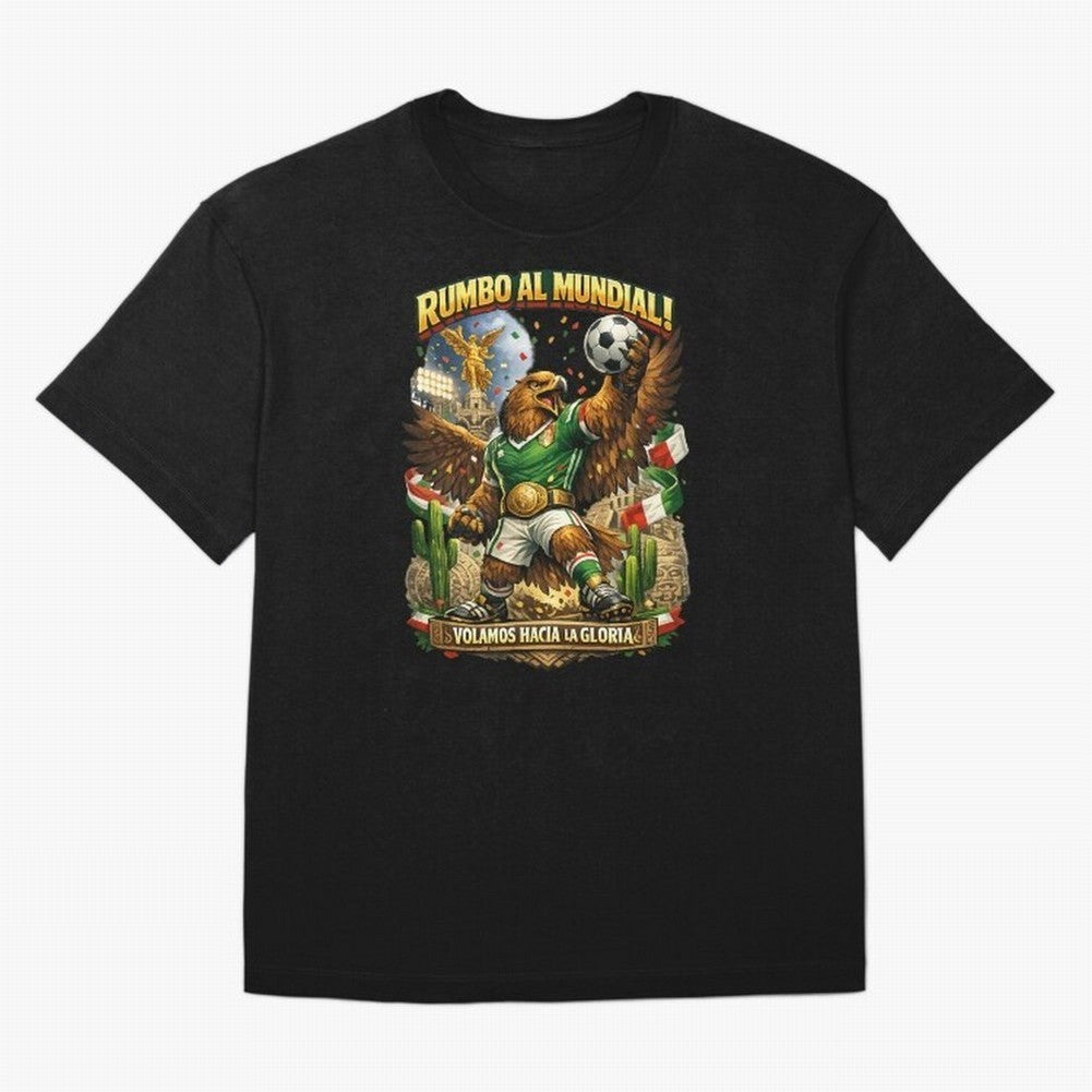 Mexico World Cup 2026 Eagle Fan Art Classic T-Shirt Feel the Roar of FIFA World Cup 2026 Group Stage for Fans of Cristiano Ronaldo and Brazil, Bringing Game Day Rituals, Football Legends, Country Pride and the Road to the Final; Created for Match