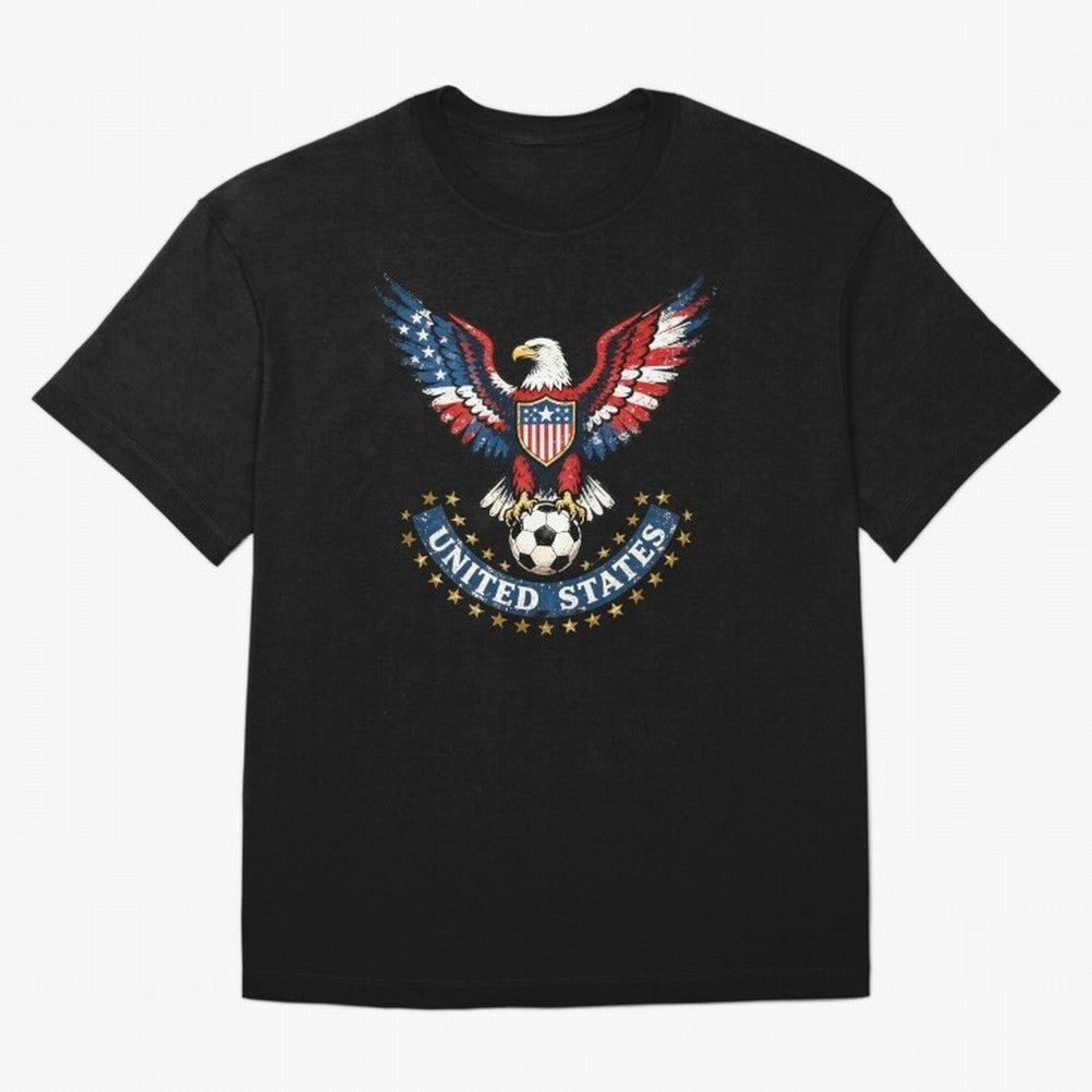 USA Soccer Eagle - United States Football Fan Classic T-Shirt Celebrate Fan Culture around Match Day Hype around FIFA World Cup 2026 Group Stage, Messi and Cristiano Ronaldo, Netherlands, Championship Spirit, Famous Goals, Roaring Crowds and