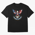 USA Soccer Eagle - United States Football Fan Classic T-Shirt Celebrate Fan Culture around Match Day Hype around FIFA World Cup 2026 Group Stage, Messi and Cristiano Ronaldo, Netherlands, Championship Spirit, Famous Goals, Roaring Crowds and