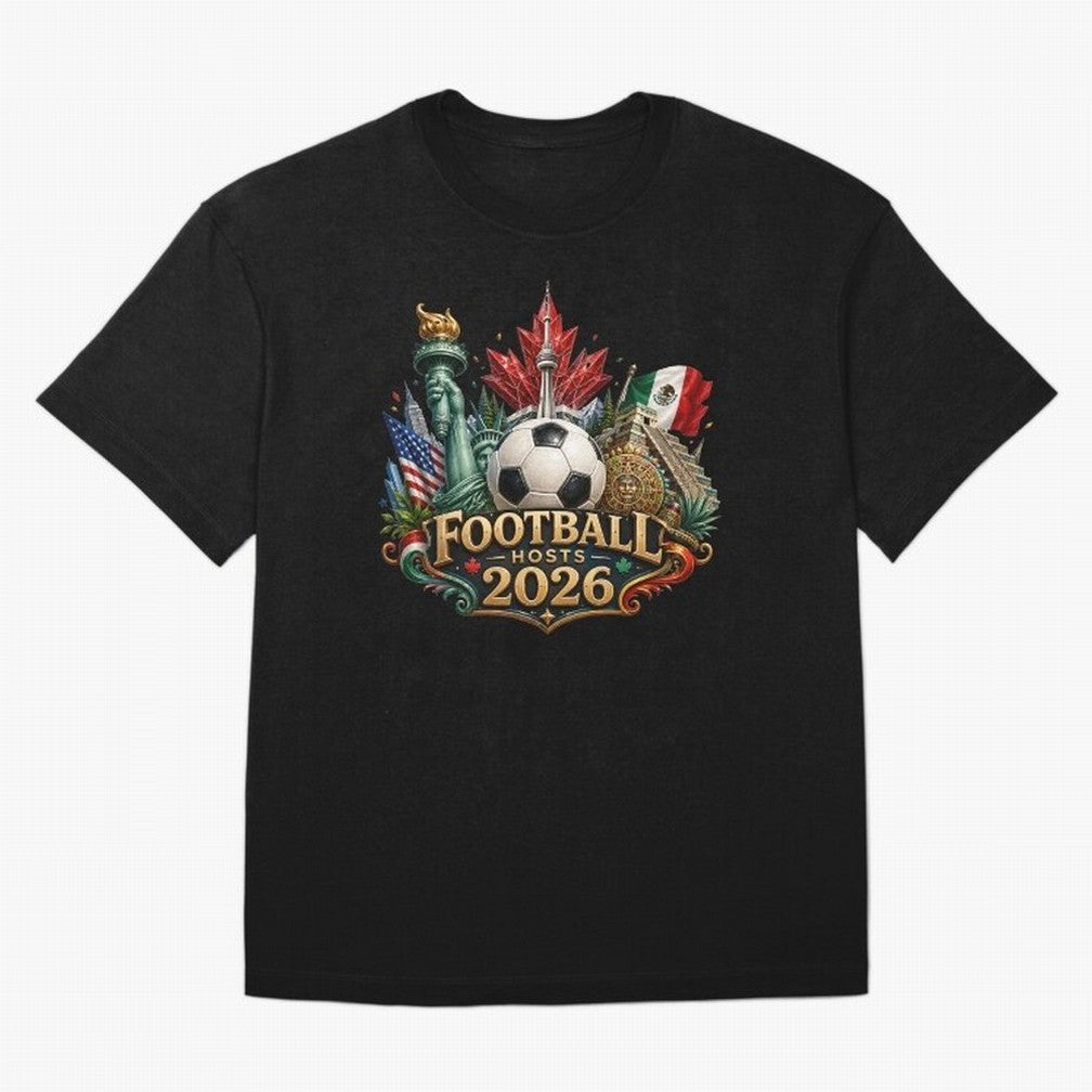 Road to 2026 USA Mexico Canada Soccer Design Classic T-Shirt Remember the FIFA World Cup 2026 USA Canada Mexico Journey through Messi, CR7 and Mbappe Highlights, Portugal Pride, Vintage Soccer Flavor, Modern Football Stars, National Flags and Final