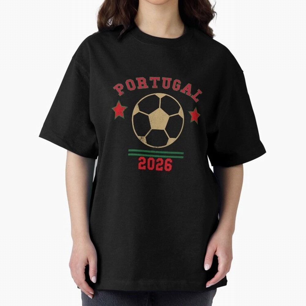 Portugal 2026 ¡ª Vintage Soccer Tee Classic T-Shirt Upgrade FIFA World Cup 2026 for Fans of Haaland and Mbappe and Brazil, Bringing Stadium Chants, National Pride, Trophy Dreams and Unforgettable Football Memories; Ideal for Fans Who Follow Messi,