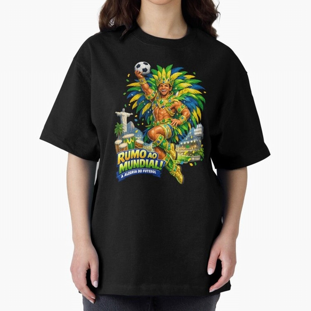 Brazil World Cup 2026 Carnival Fan Art Classic T-Shirt Bring International Match Energy to FIFA World Cup 2026 USA Canada Mexico Inspired by CR7 and Messi, Argentina and Brazil Energy, Classic Soccer Heritage, Championship Pressure, Fan Loyalty and