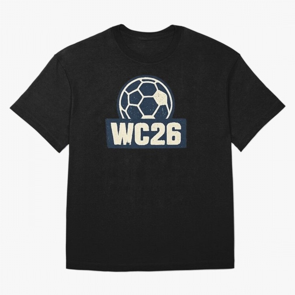 WC26 Retro Soccer Ball Vintage Football Fan Design Classic T-Shirt Keep Football History Alive during Global Football Passion for FIFA World Cup 2026 USA Canada Mexico, Inspired by Cristiano Ronaldo, Haaland and CR7, Argentina, Football History,