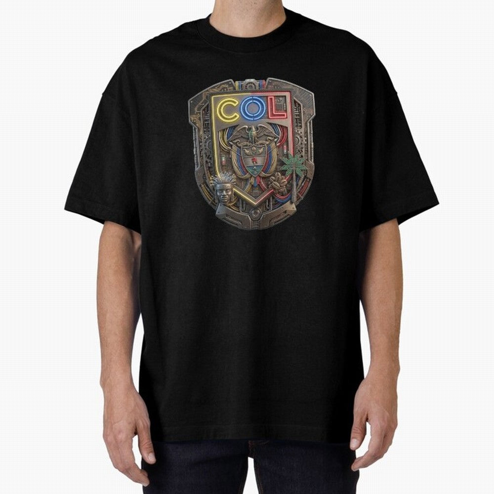 Feel the passion of Colombia with this dynamic Shield and soccer player design Classic T-Shirt Celebrate Fan Culture around Match Day Hype around FIFA World Cup 2026 Group Stage, Messi, CR7 and Mbappe, Portugal, Global Supporter Spirit, Legendary