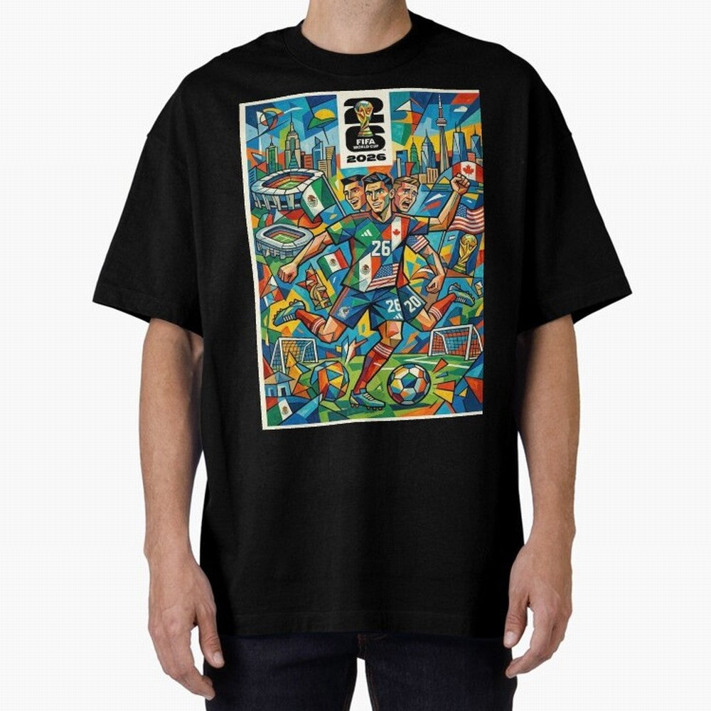 Go World Classic T-Shirt Showcase FIFA World Cup 2026 USA Canada Mexico for Fans of Neymar and Spain, Bringing Championship Spirit, Famous Goals, Roaring Crowds and International Football Unity; Created for Match Day Parties, Soccer Gifts, Fan