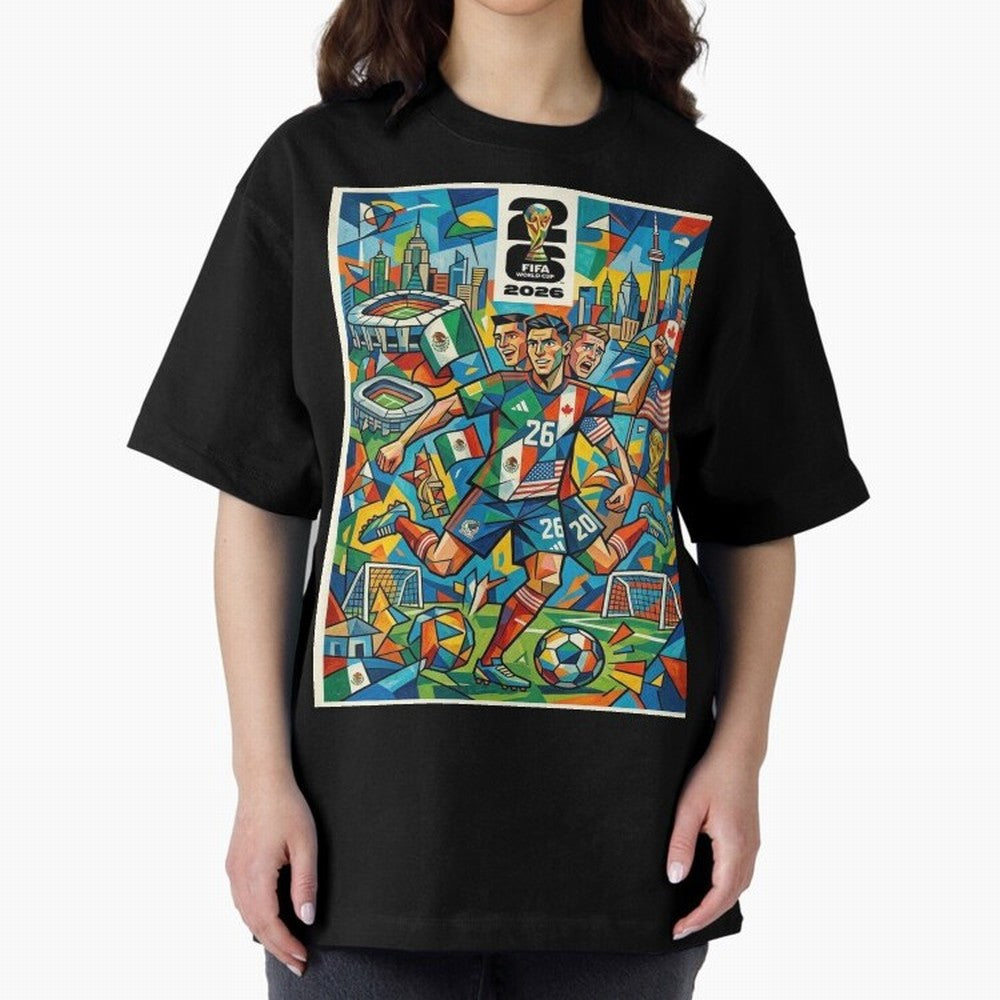 Go World Classic T-Shirt Showcase FIFA World Cup 2026 USA Canada Mexico for Fans of Neymar and Spain, Bringing Championship Spirit, Famous Goals, Roaring Crowds and International Football Unity; Created for Match Day Parties, Soccer Gifts, Fan