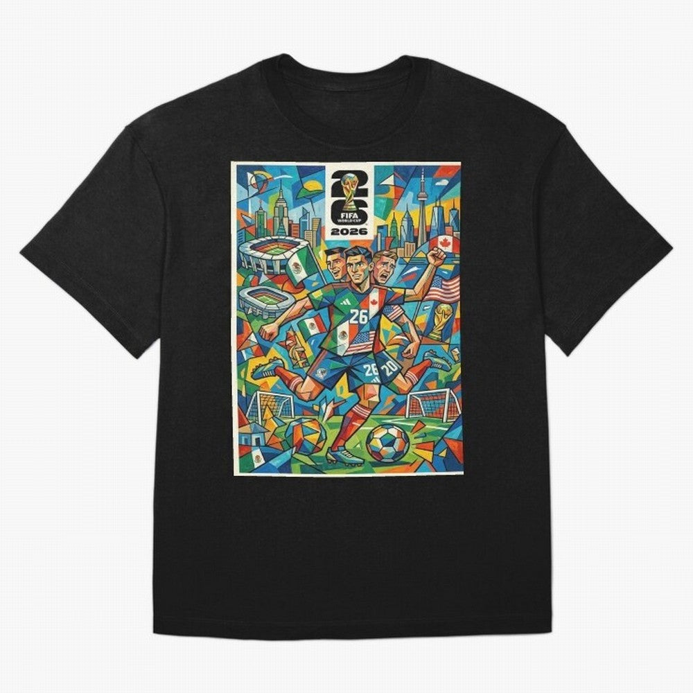 Go World Classic T-Shirt Showcase FIFA World Cup 2026 USA Canada Mexico for Fans of Neymar and Spain, Bringing Championship Spirit, Famous Goals, Roaring Crowds and International Football Unity; Created for Match Day Parties, Soccer Gifts, Fan