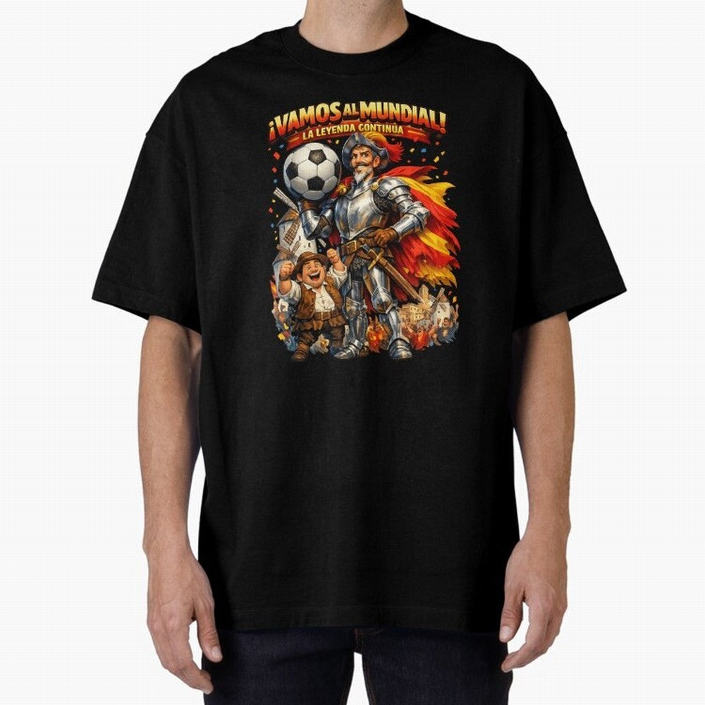 Spain World Cup 2026 Don Quixote Fan Shirt Classic T-Shirt Make Game Day About FIFA World Cup 2026 Group Stage with CR7, Argentina Energy, Game Day Rituals, Football Legends, Country Pride and the Road to the Final; Great for Watch Parties, Sports