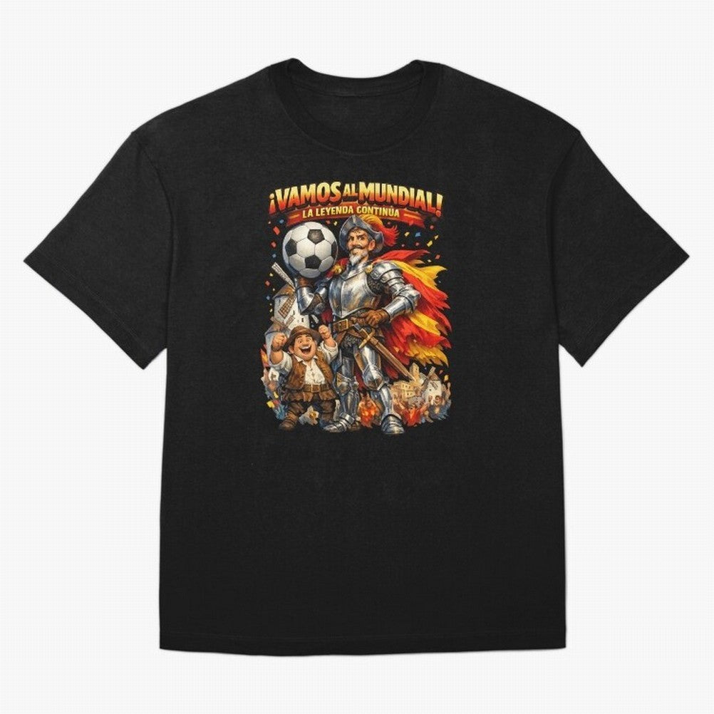 Spain World Cup 2026 Don Quixote Fan Shirt Classic T-Shirt Make Game Day About FIFA World Cup 2026 Group Stage with CR7, Argentina Energy, Game Day Rituals, Football Legends, Country Pride and the Road to the Final; Great for Watch Parties, Sports