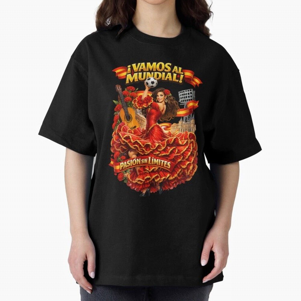 Spanish Flamenco Football Fan Shirt ¨C Unique World Cup 2026 Supporter Design Classic T-Shirt Cheer through Every Moment of FIFA World Cup 2026 Group Stage Spirit, Filled with England and Germany, Mbappe, Global Supporter Spirit, Legendary Goals,