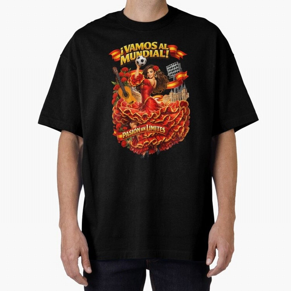 Spanish Flamenco Football Fan Shirt ¨C Unique World Cup 2026 Supporter Design Classic T-Shirt Cheer through Every Moment of FIFA World Cup 2026 Group Stage Spirit, Filled with England and Germany, Mbappe, Global Supporter Spirit, Legendary Goals,